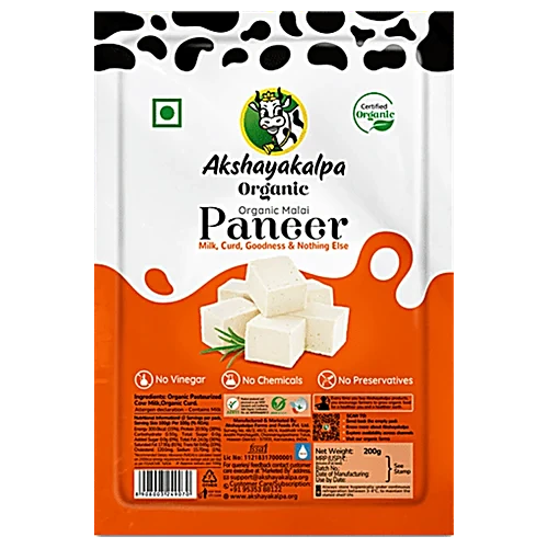 Akshayakalpa Organic Malai Paneer 200g